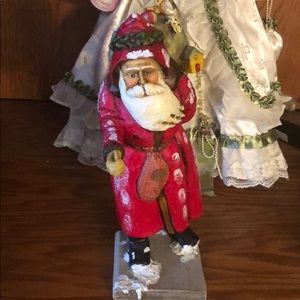 Captured carvings santa wood